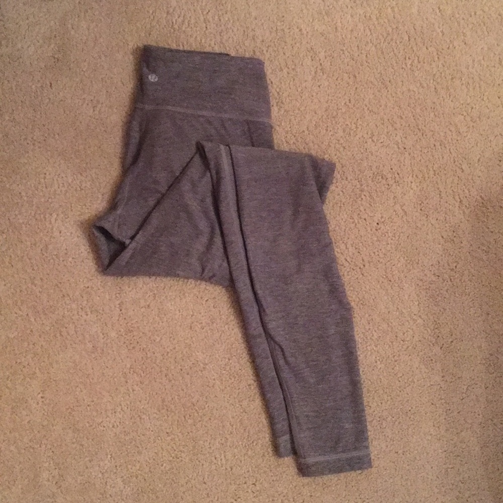 Soft, grey lululemon leggings